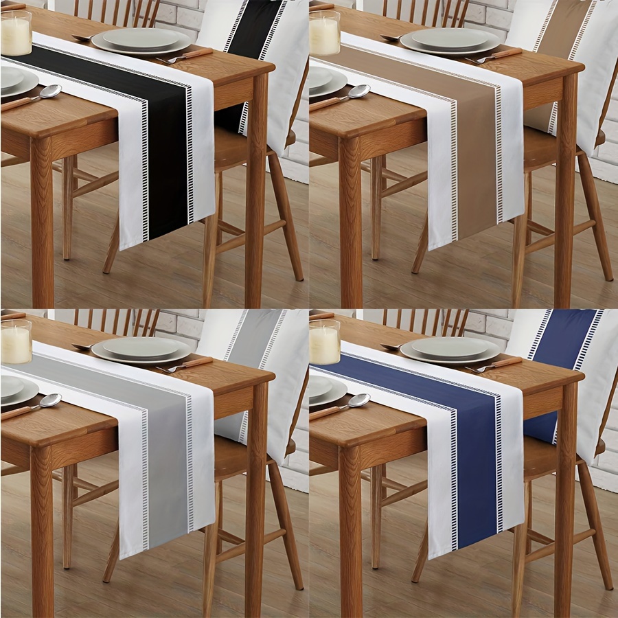 

Striped Polyester Table - For , Dining , Coffee Tables & Parties