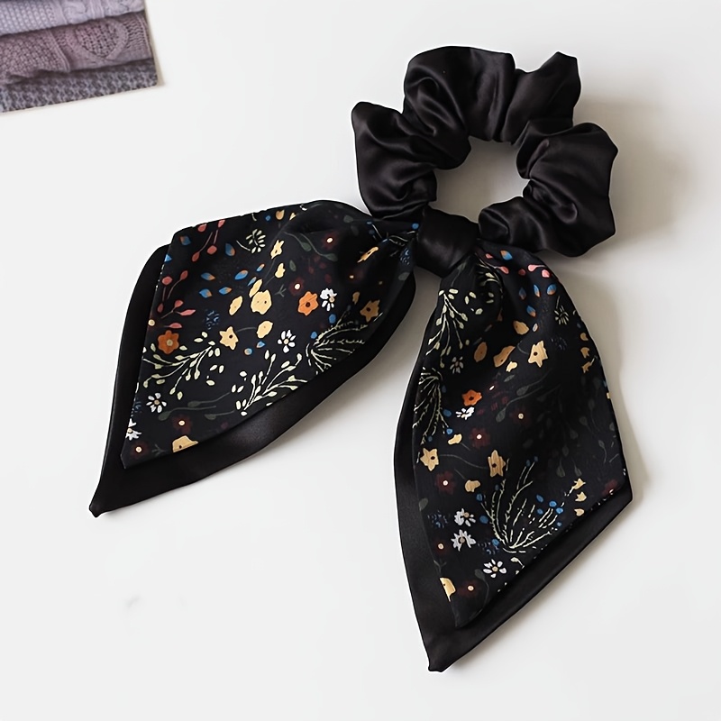 TEMU Lot de 2/1 Élastiques à Cheveux Mignons avec Nœud et Petite Fleur, Serre-têtes Haut de Gamme, Élastiques à Cheveux Durables à Haute Élasticité