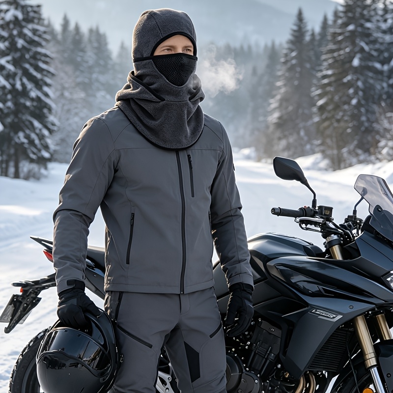 Winter Windproof Face Mask Hat with Neck Warmth and Ear Protection