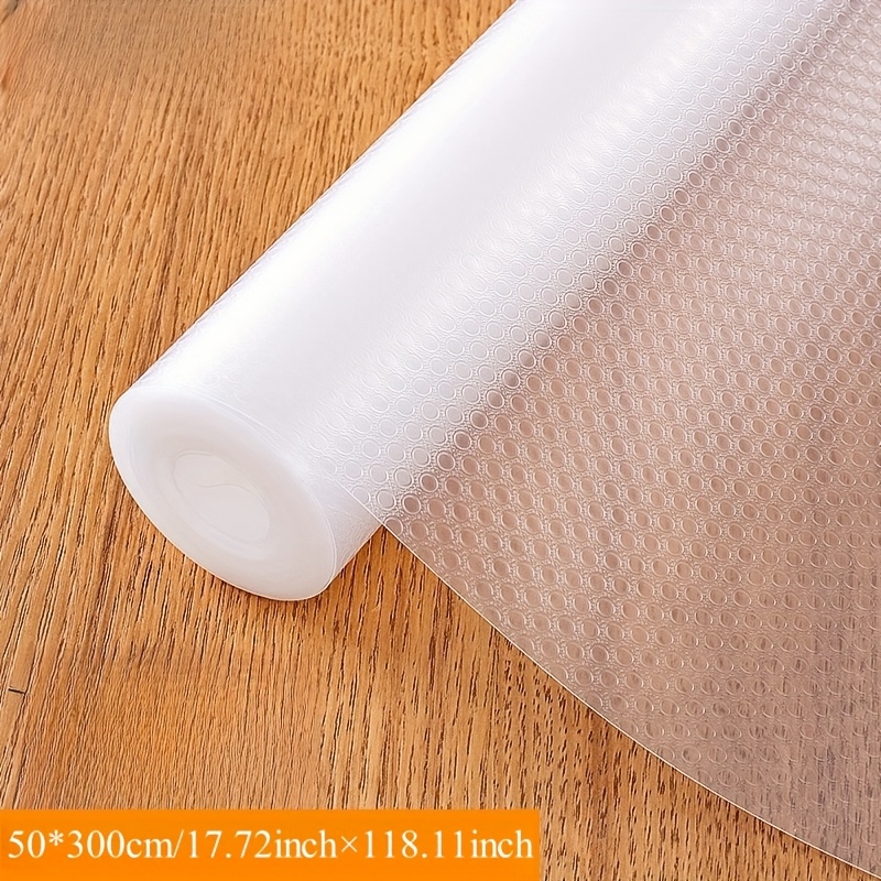 TEMU 1 Roll, Eva Drawer Mat, Glue-free Cabinet Mat, Kitchen Cabinet Lining Refrigerator Mat, Drawer Liner, Glue-free Anti-slip And Waterproof Plastic