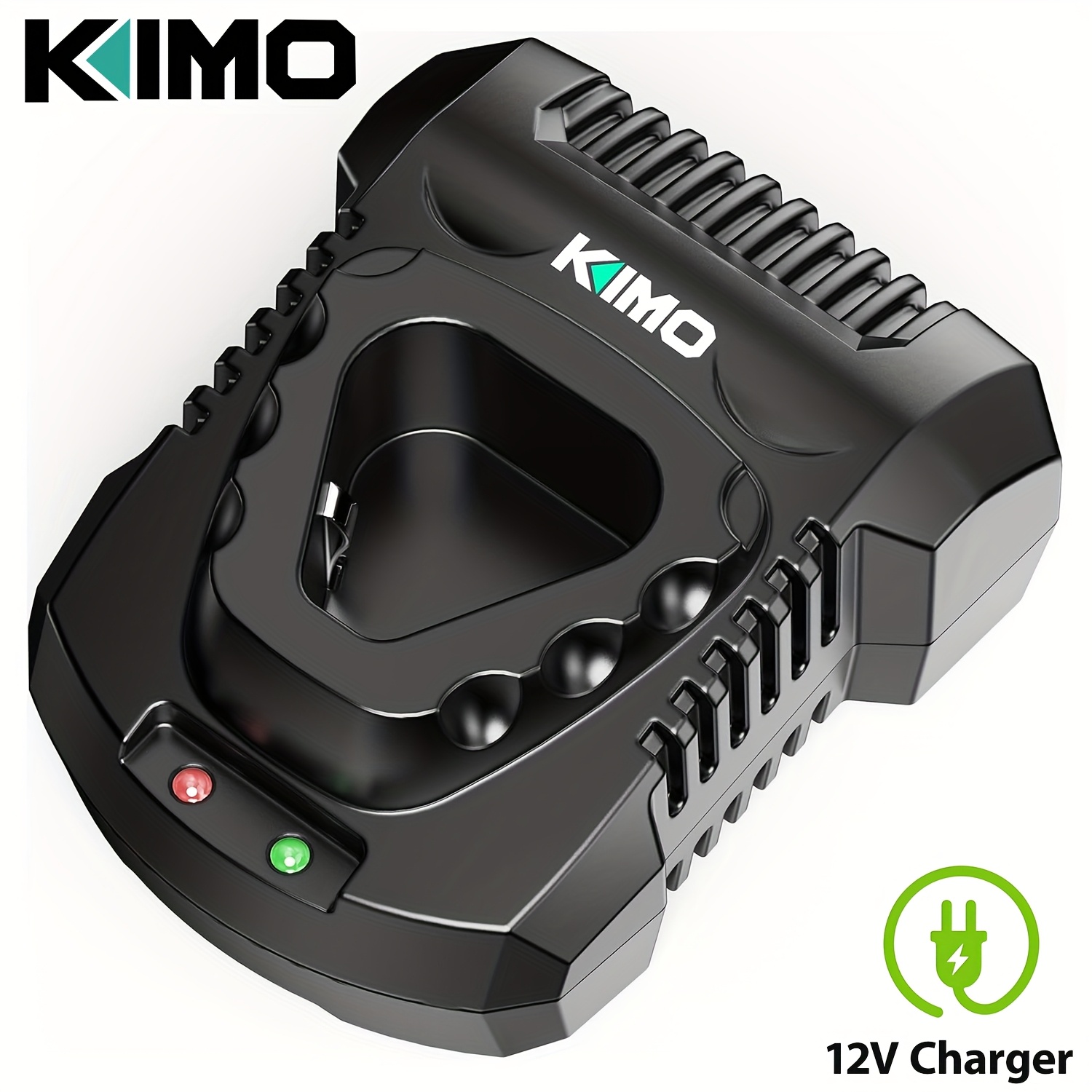 TEMU For Kimo 12v Lithium-ion Battery Quick Charger For Cordless Drills, Nail Guns, Ratchet Wrenches, Saws, And Power Tools | 1-hour Fast Charging,