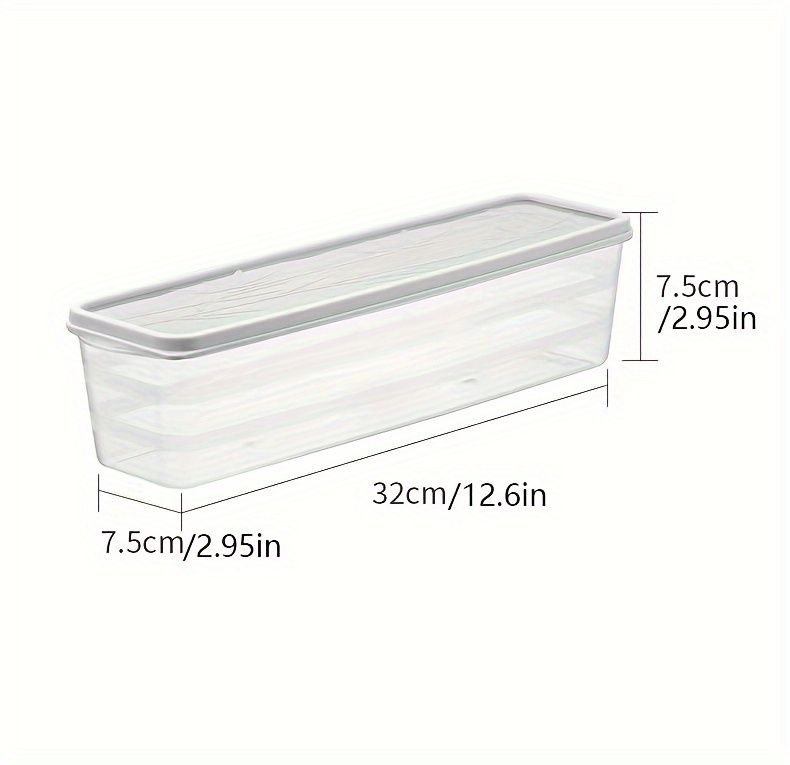   2 piece set multipurpose plastic storage containers with   lids reusable rectangle food boxes for refrigerator organization hand wash   keeper use without electricity details 2