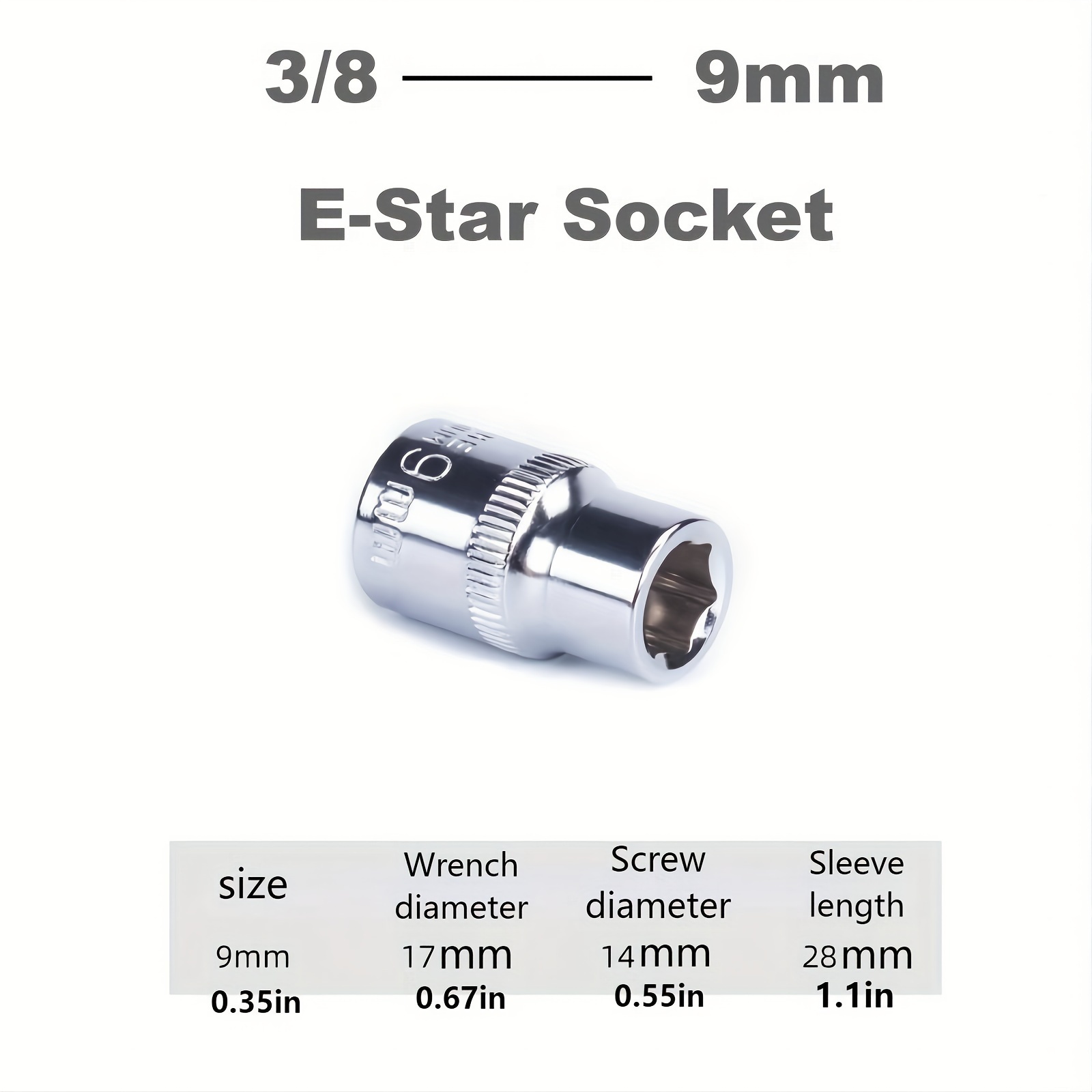 17mm deals torx socket