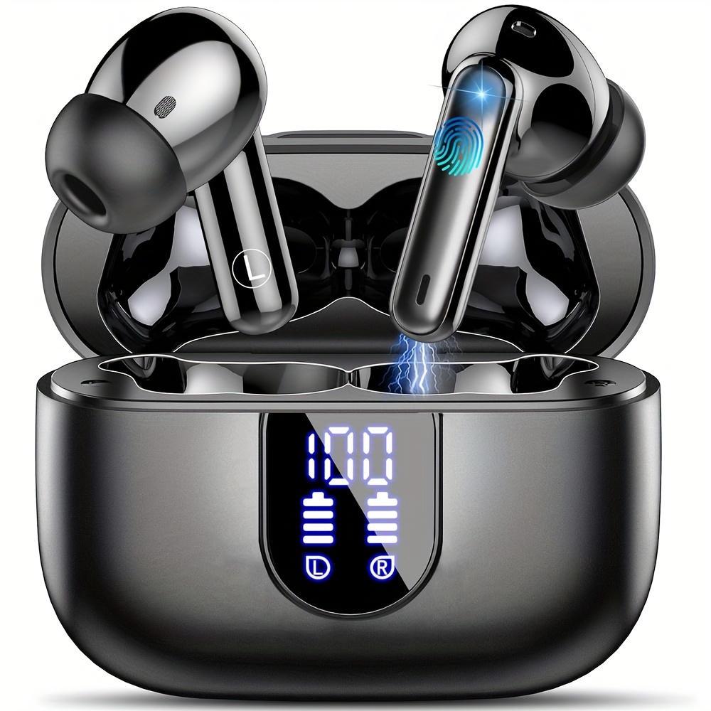 TEMU Wireless Wireless Headphones, Wireless Earphones, Headset For Mobile Devices, Wireless Earbuds, 5.4 Wireless Earphones With Stereo Audio,