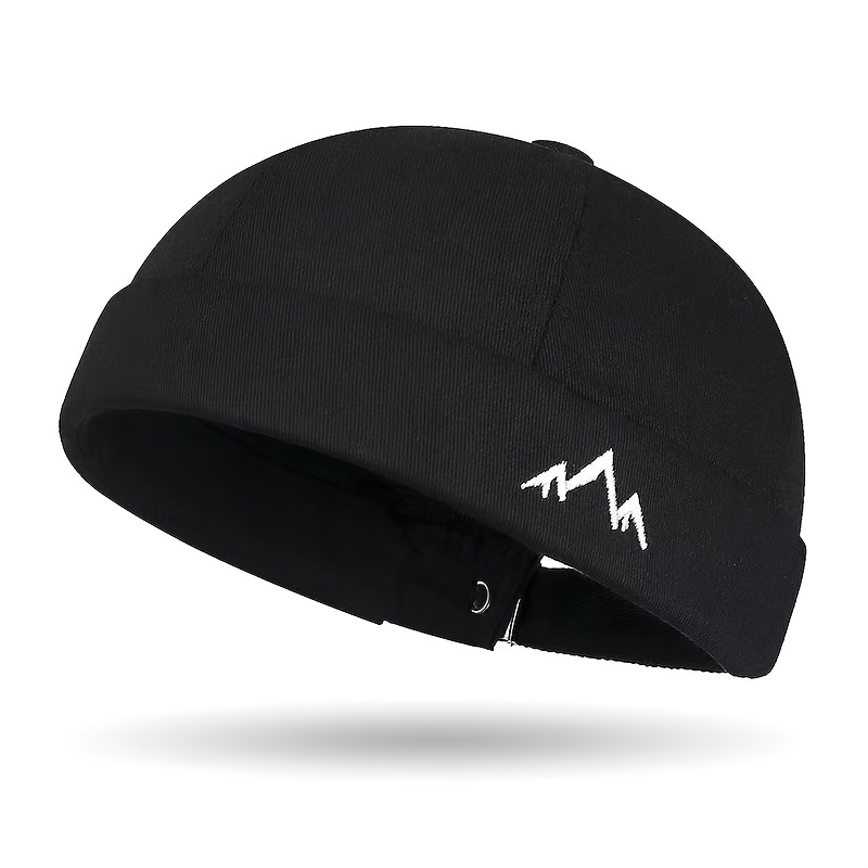Spring/summer Brimless Landlord Hat Hip Hop Japanese Embroidered Alphabet Mountain Hat