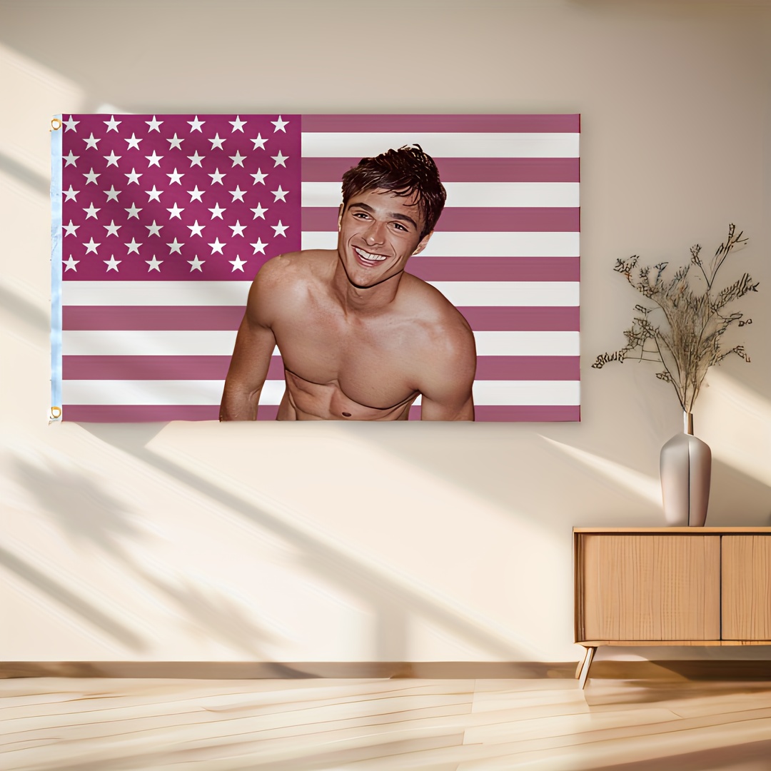 American Flag Banner Funny Wall Hanging - Temu