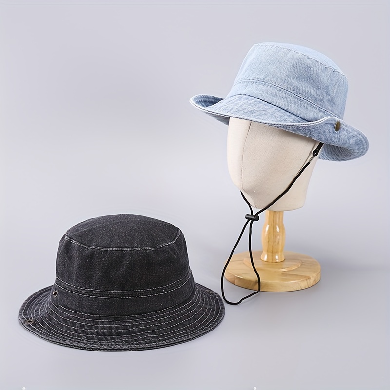 Casual Quick drying Bucket Hat Solid Color Basin Hats - Temu Canada