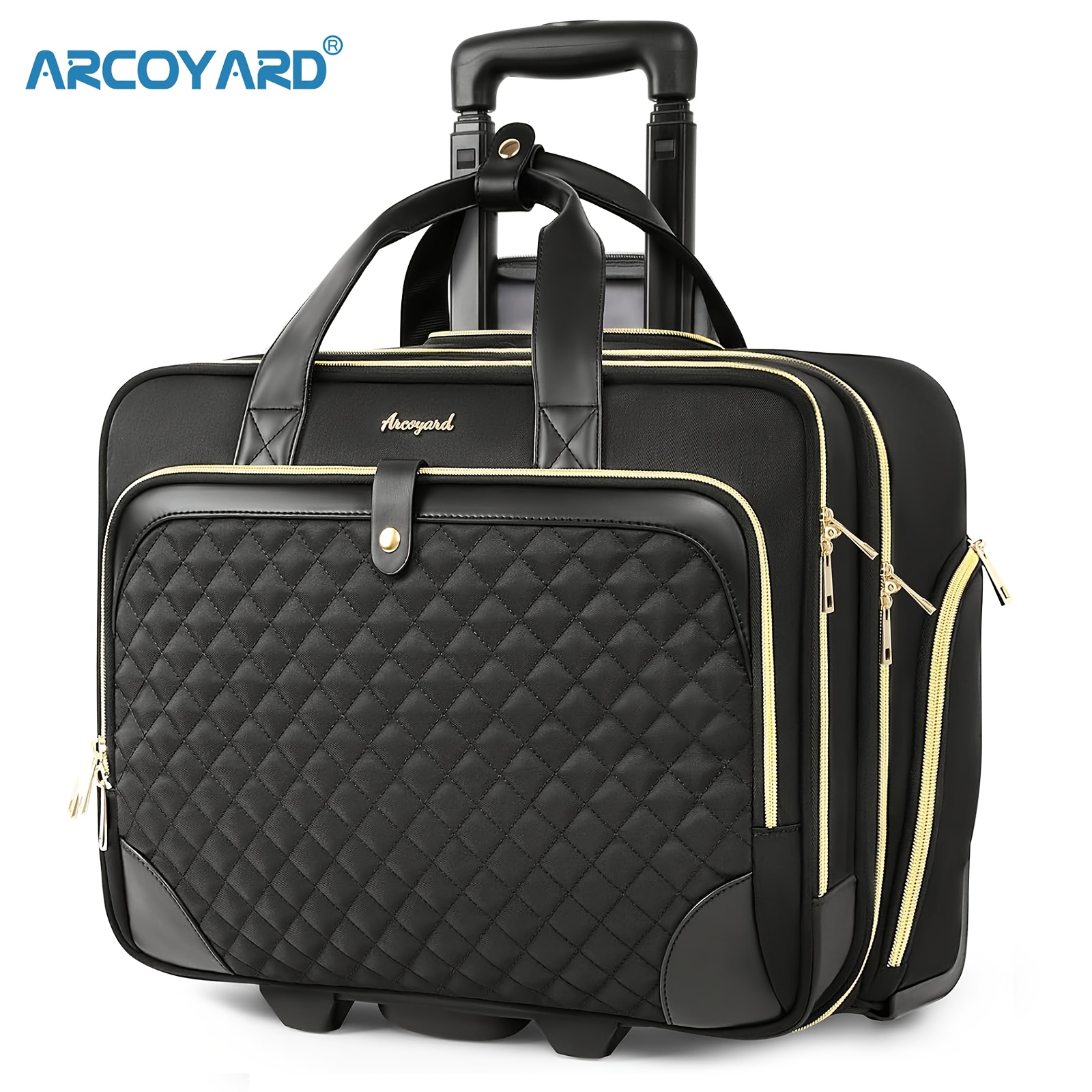 Sac Ordinateur Sac Travail Roulette Femme Sac à Dos à Roulettes