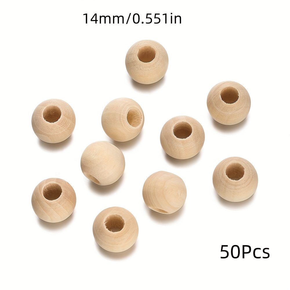 20-100pcs Of Large Hole Beads Measuring 10-20mm For Crafting Bracelets And Necklaces, Ideal For Jewelry Making Supplies