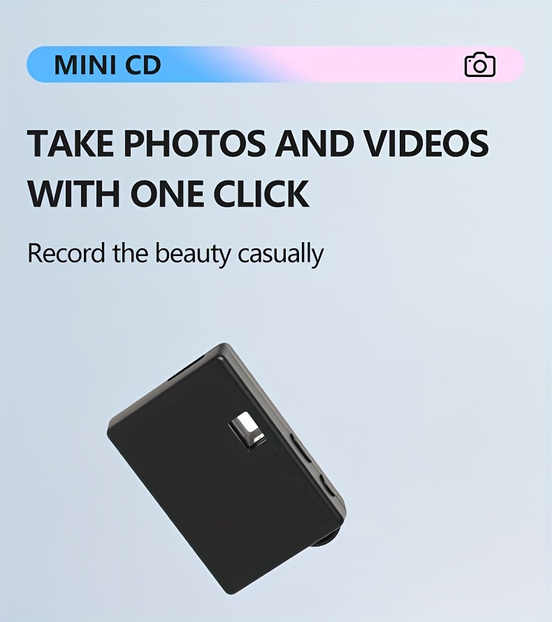 mini fotocamera stile ccd portatile indossabile   dv 1080p corpo   di dimensioni compatte per scattare foto registrare video uso   Dettagli dell'articolo 0