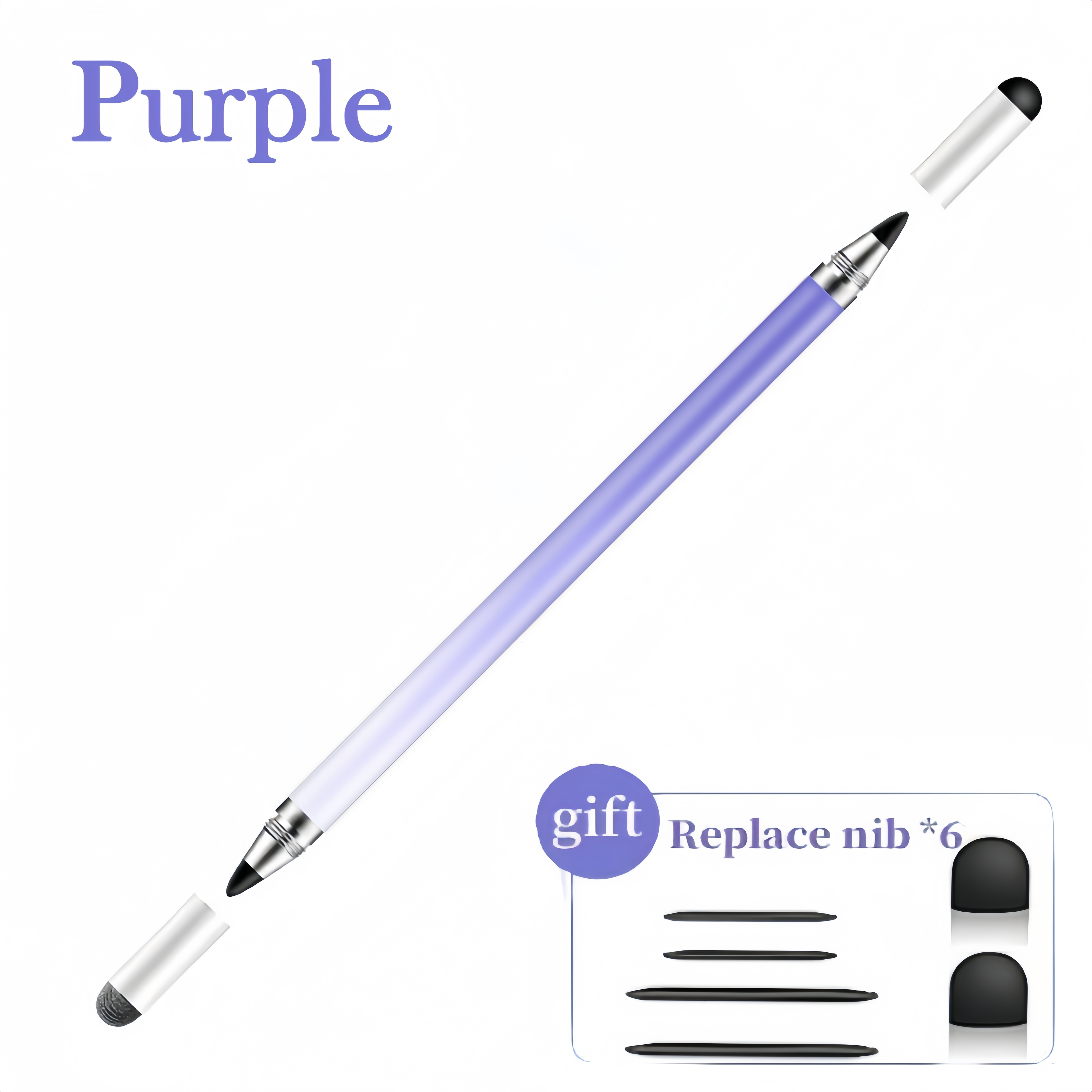 Image of Stylus Pens For Touch Screens - [4-in-1] And Precision Touch Screen Stylus Disc Tip, Black Rubber Tip & Mesh Universal For All Capacitive Touch Screen Devices