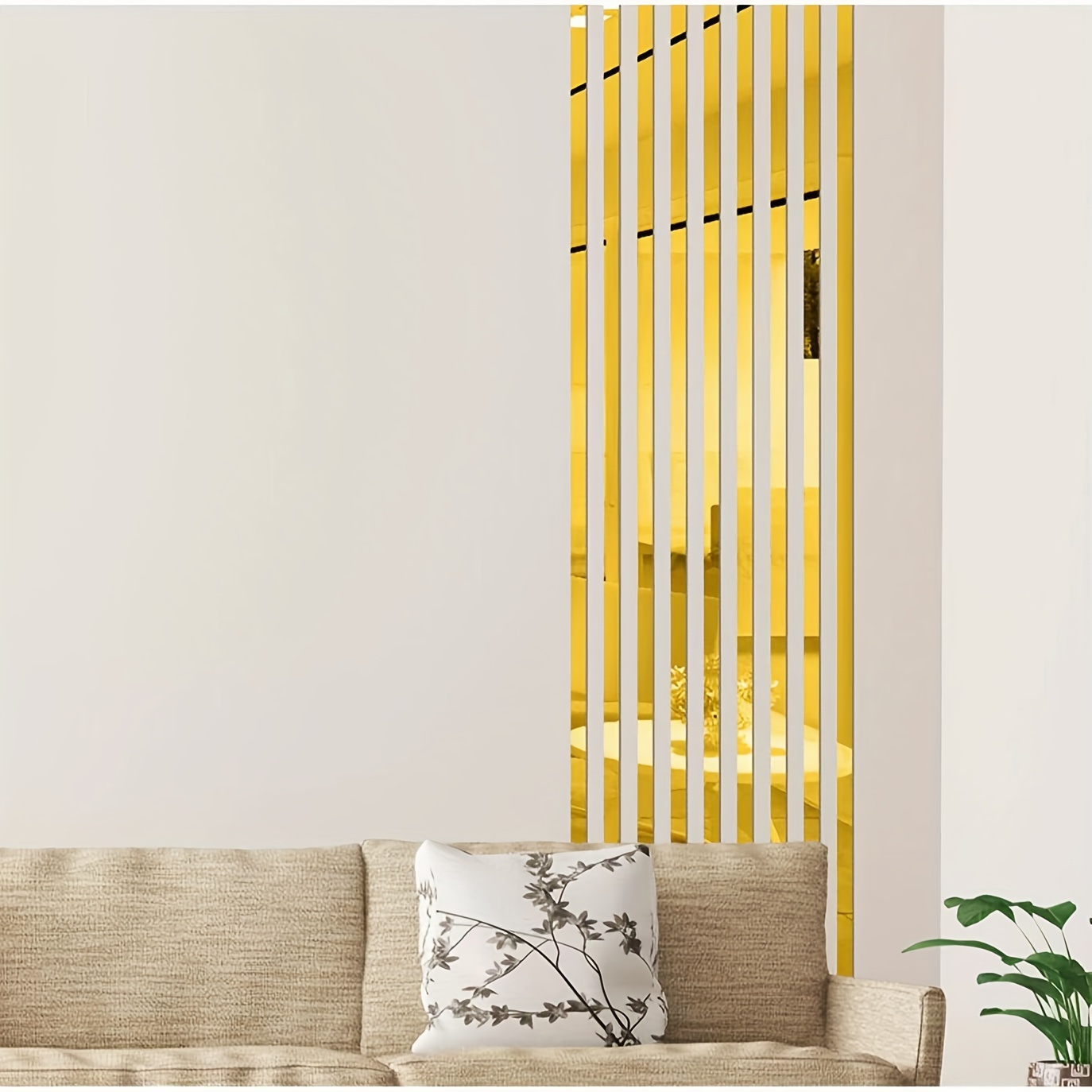 Image of 10pcs Self-adhesive Acrylic Mirror Wall Tiles With Grid Pattern, Shatterproof & Diy Cuttable For Bathroom, Dorm, Classroom, Office, Gym - , , No Power Needed, Bathroom Mirrors For Wall