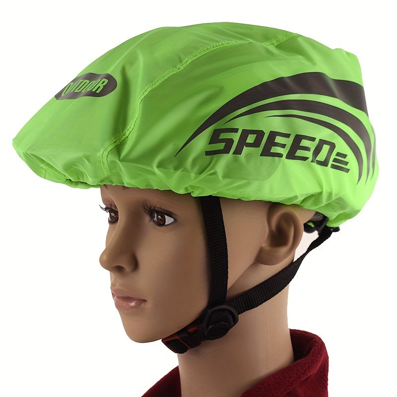 

1pc -adult Waterproof Cycling Helmet Cover, Polyester For Road Bike Helmets