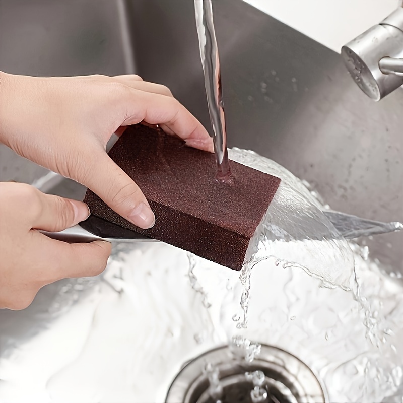 1/4/10 Pack PVA Sponge Scrubbers, Kitchen Dishwashing, Sink Cleaning, Stain & Rust Remover, Pot Brushes, Kitchen Accessories