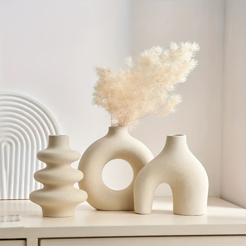 

3pcs Vase Set - Unique For , For Dried & Display