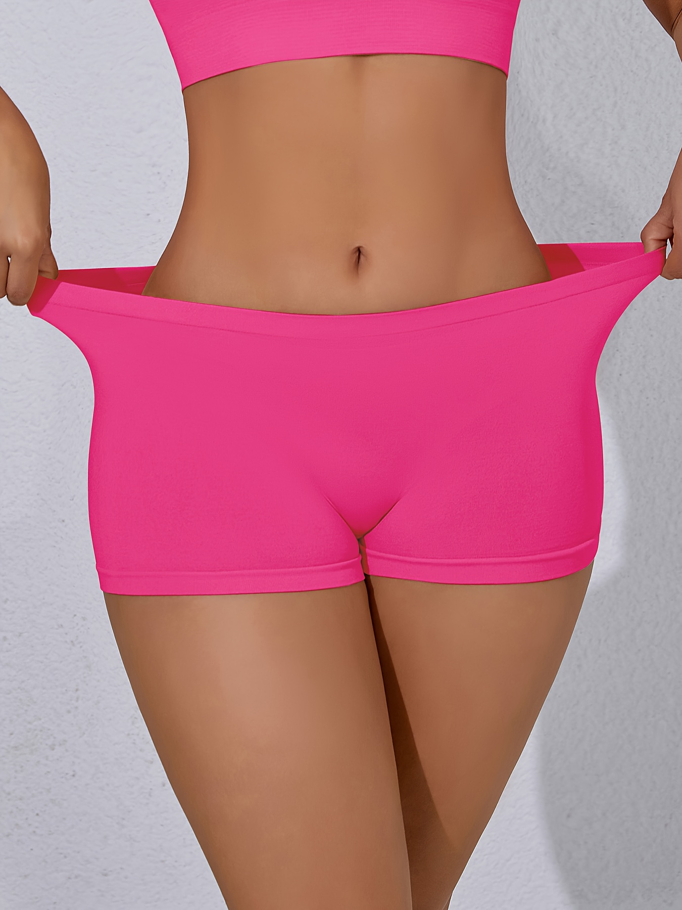 womens seamless boxer briefs   traceless anti   shorts easy solid color boxer briefs