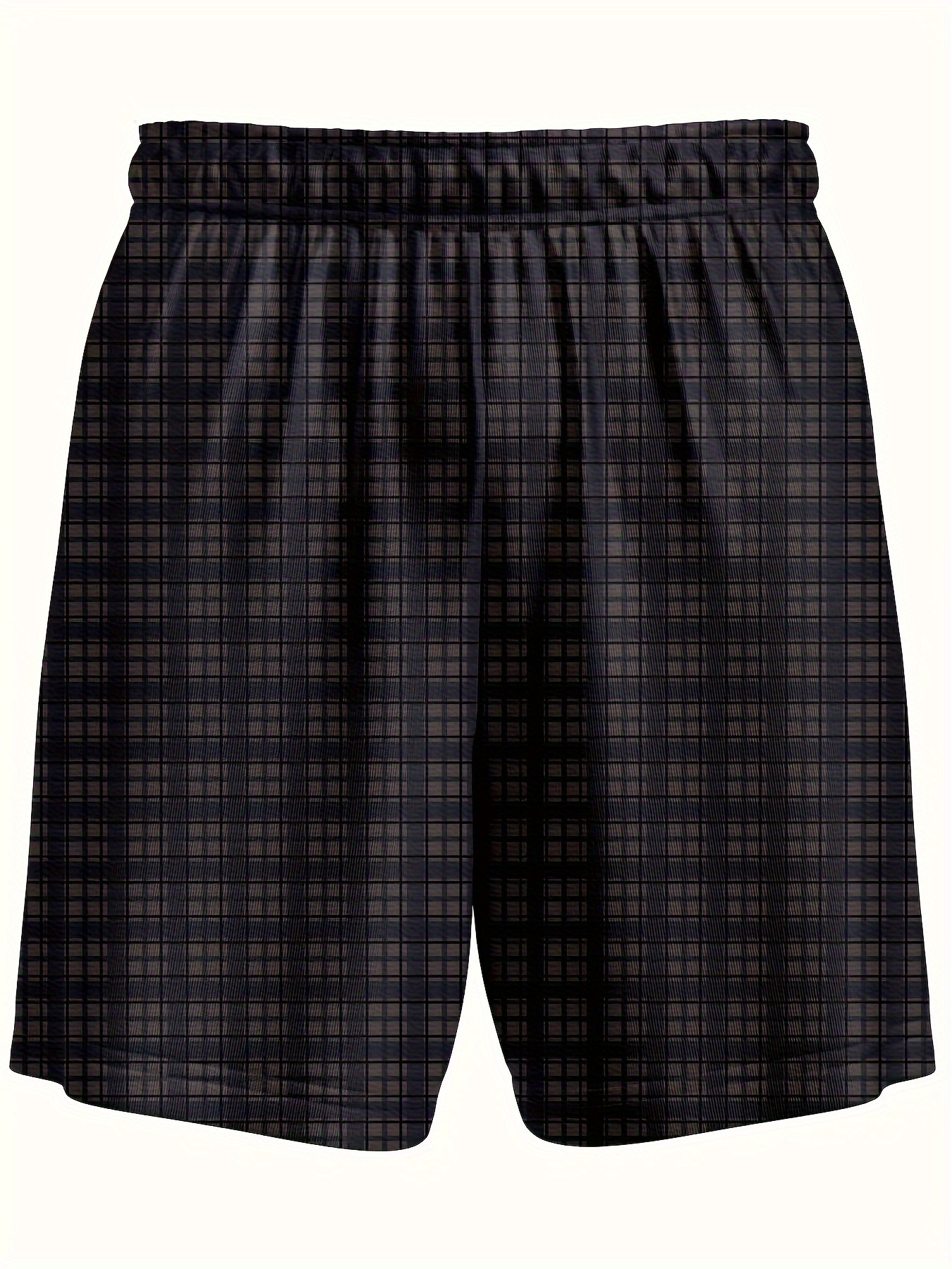 Checkered Print Shorts