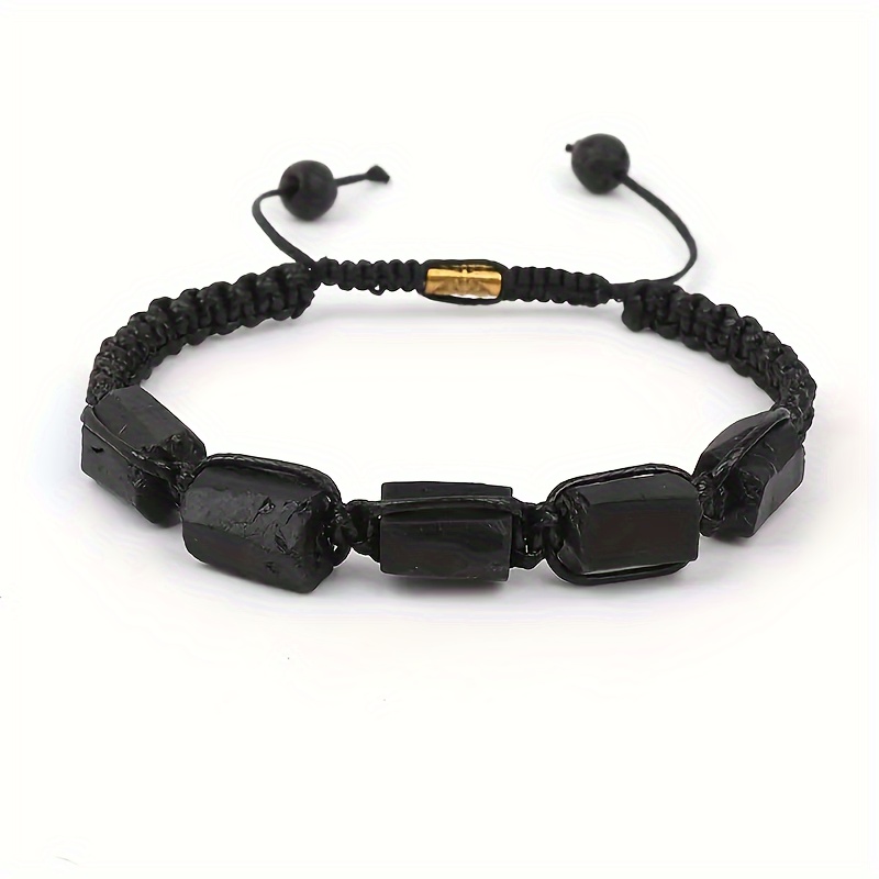 

Stylish Men's Handcrafted Bracelet - Natural Stone, Fade-resistant, Casual Attire &