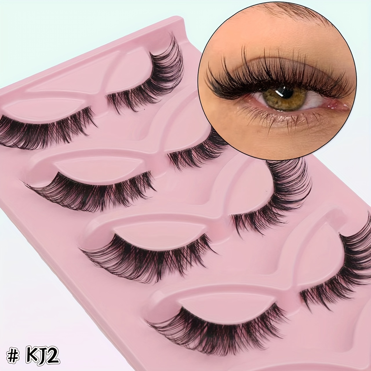 Luxurious 3d Plush False Eyelashes - Thick, Fluffy & Lightweight | Beginner-friendly, Reusable Lashes In Styles (c/d , 6-9mm/10-12mm/16-18mm)