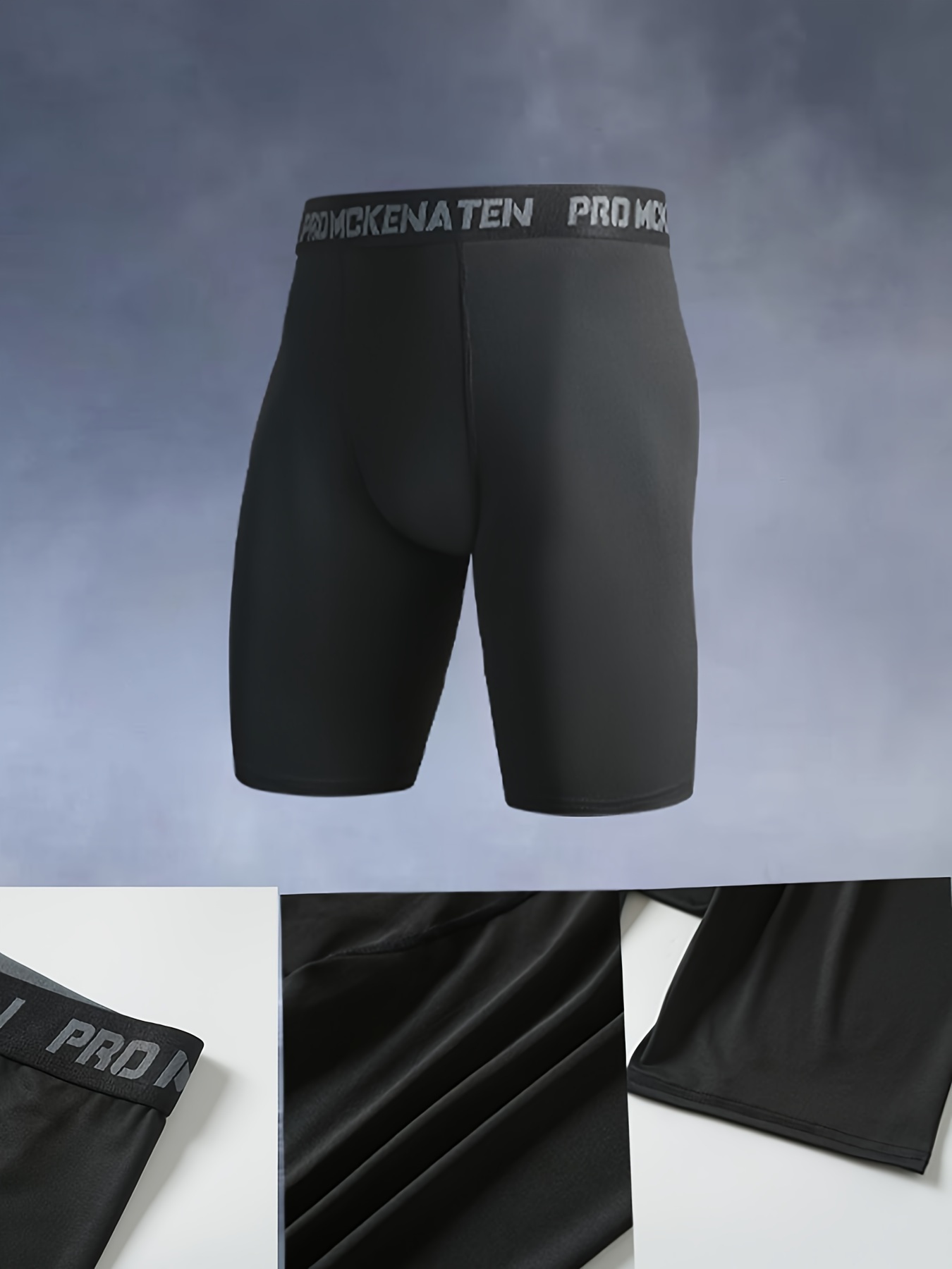Pantaloncini Compressione Uomo RANE SPORTS - Allenamento, Asciugatura Rapida, Traspiranti - Foto 6