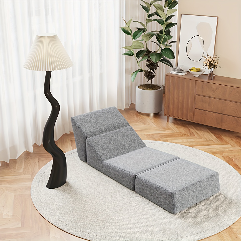 TEMU Adult-sized Fold-out Sofa Beds, Benches, Lounge Chairs, Beanbag Chairs, Convertible Foam Floor Sofas, Lounge Sofas With Triple-fold Mattresses,