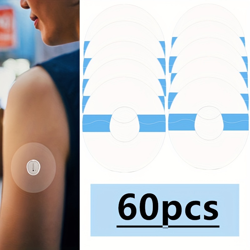 20/60pcs Of Transparent Reinforced Patches, Oval-shaped, Suitable For G7 Sensors, Without Covering The Sensor. (note: Not For Use, Securing The Sensor.)