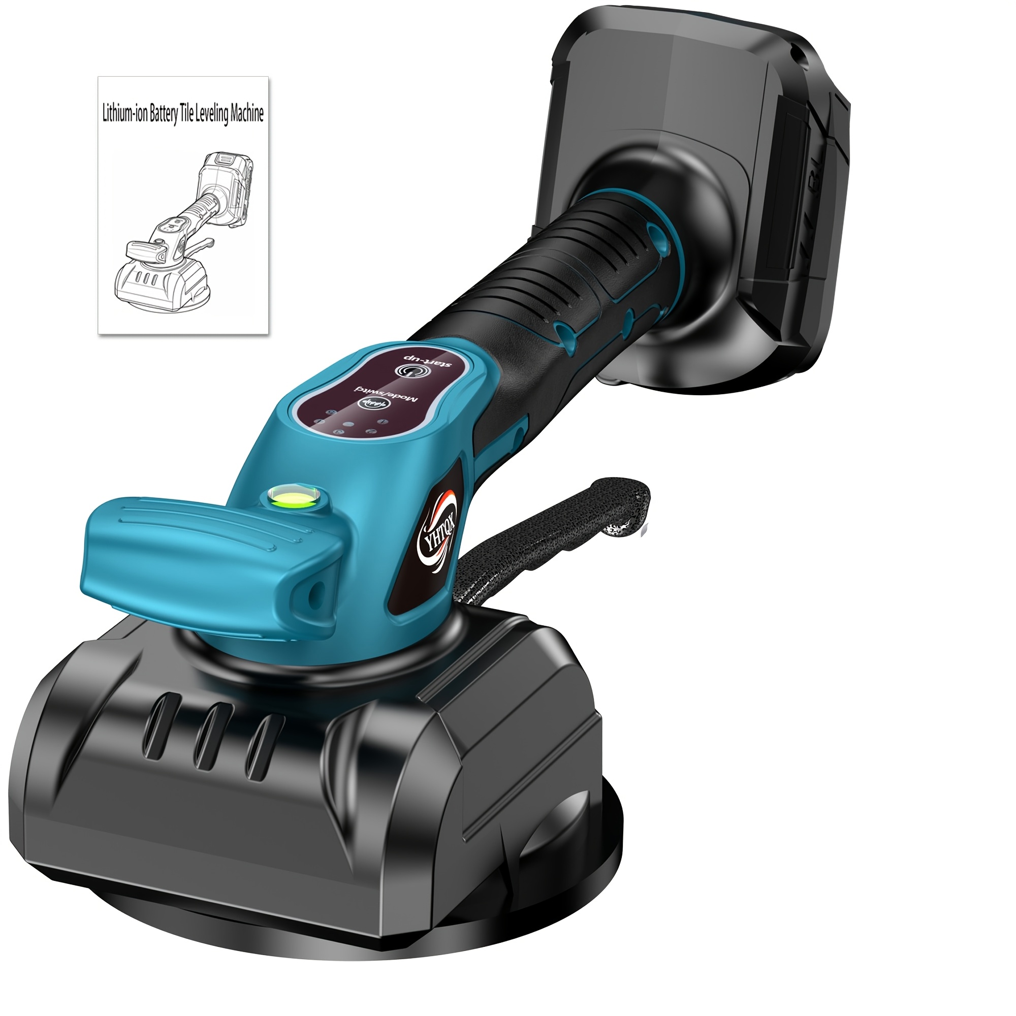 Portable Tile Vibration Tool Suitable For Tile Installation & Leveling With Adjustable Suction , Rechargeable Battery & Charger, Heavy-duty Battery- Leveling Tool For, Gift For Men, , Tile Laying