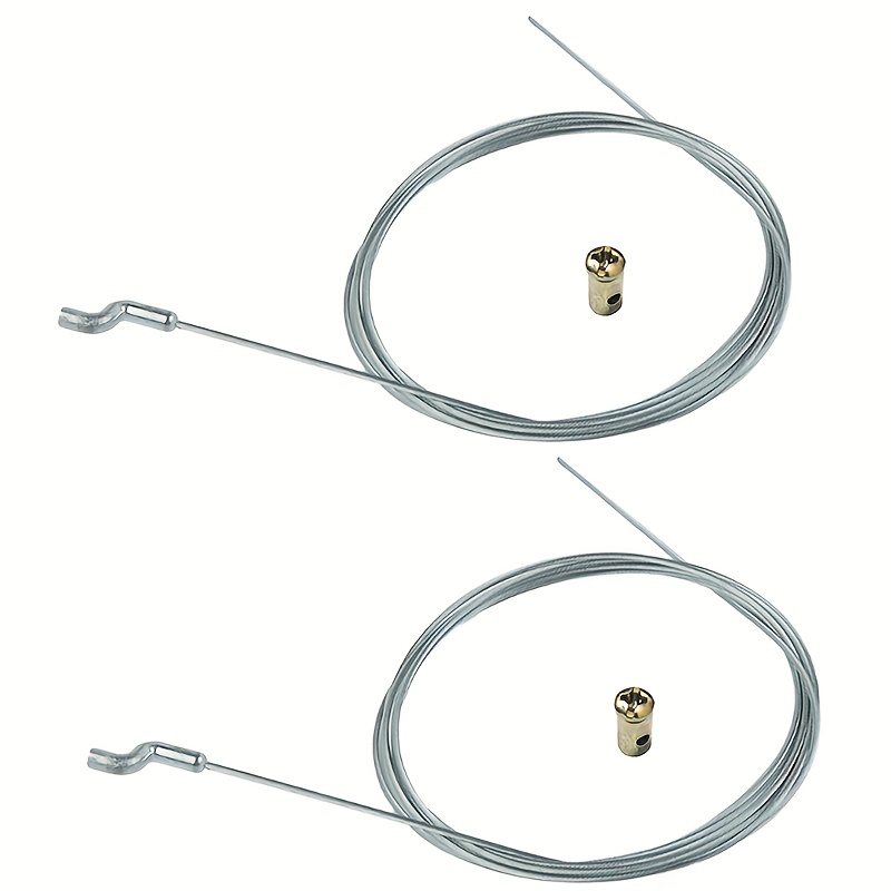Image of Throttle For Lawn Mowers, Z-shaped Hook Repair Kit For Throttle Clutch Cables, Z-head Throttle Cable With Terminal Screws For Lawn Mower Train Engine Brake Wheel Drive.
