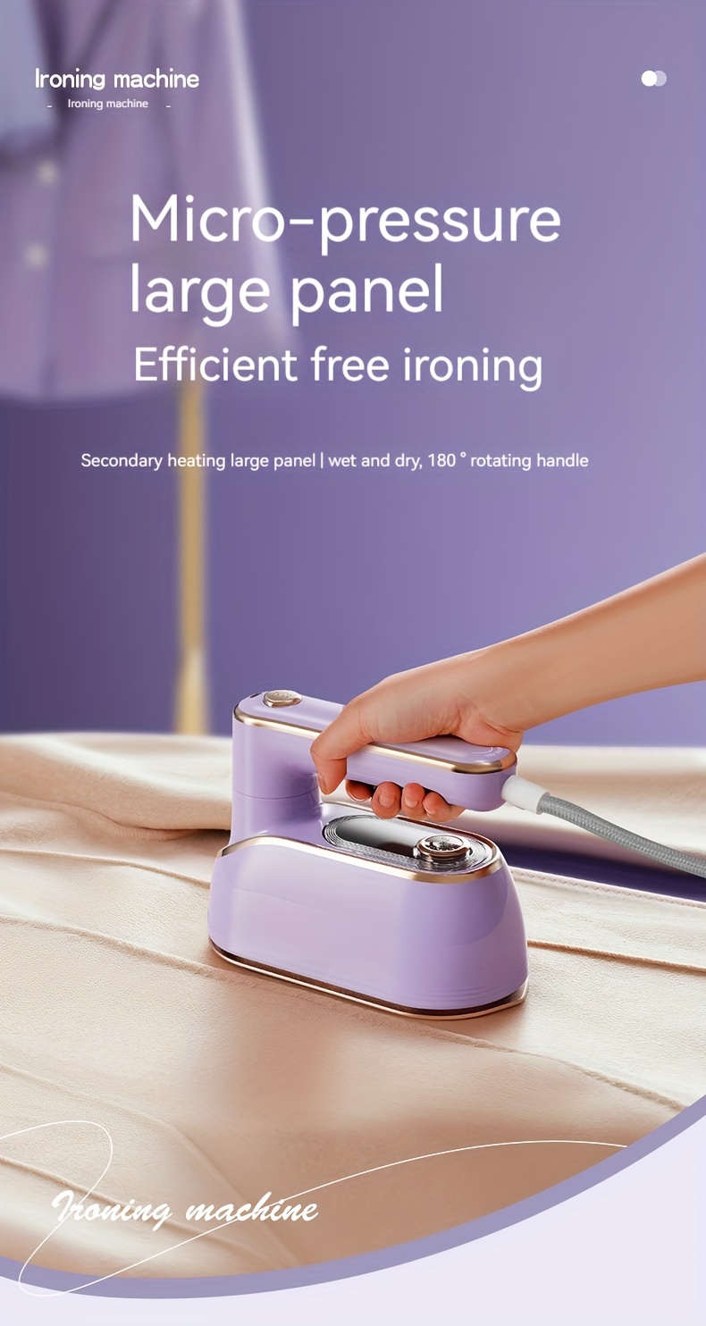 1pc eu high   held ironing machine rotary folding steam electric iron dry and wet hand held ironing machine home   portable hand held iron details 0