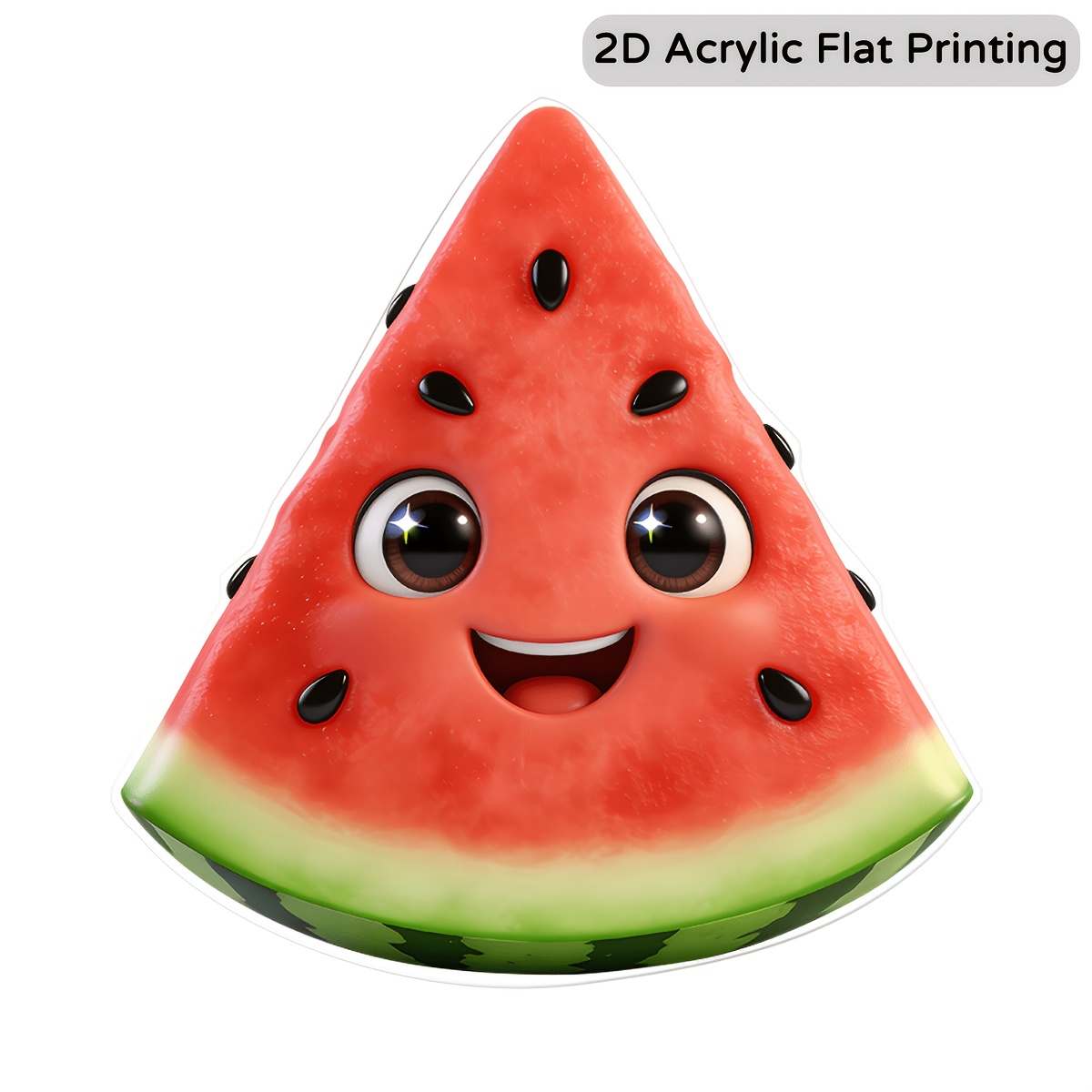TEMU 1 Aimant de réfrigérateur adorable à motif de pastèque, un cadeau amusant pour les amateurs de nourriture et de fruits, convient pour la