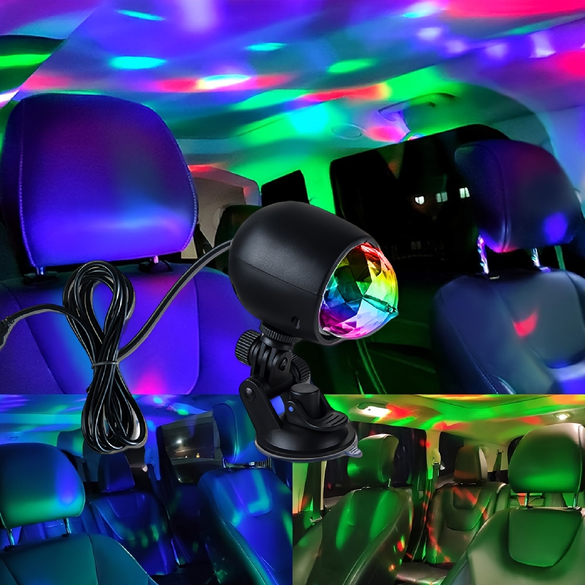 Lampe de scène petite boule magique LED avec télécommande Party Soirée DJ  Disco KTV Bar colorée