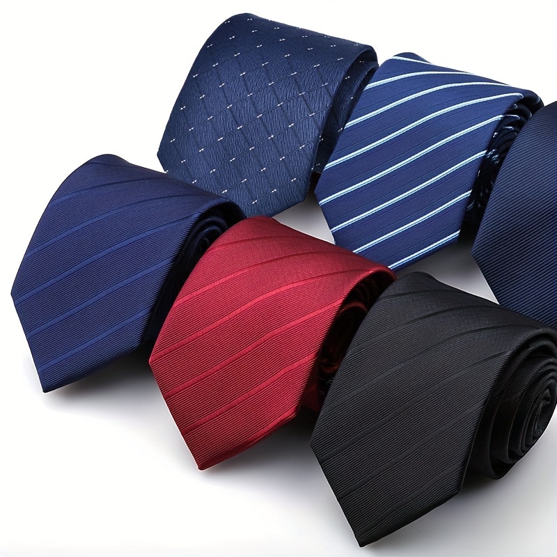 

2pcs Men' Striped - 3.15" , Polyester, For , Weddings & -