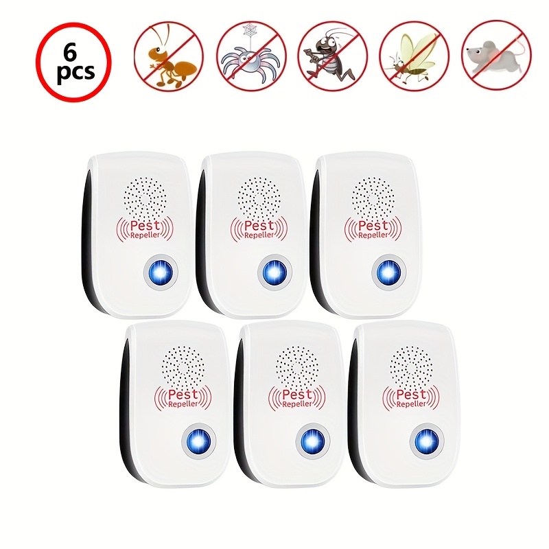 TEMU 4/ 6/ 8pcs, Technology Insect Repellent, Rodent Repellent, Indoor Technology Mouse Deterrent Squirrel Insect Repellent, Mouse Control, Family