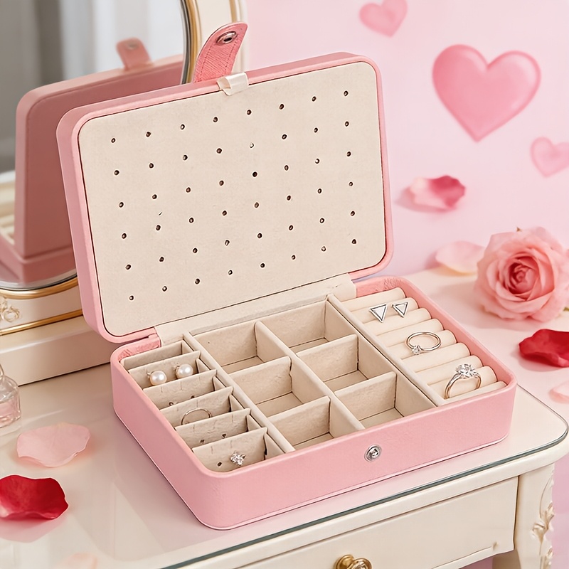 1pc Jewelry Box Safe Portable Storage