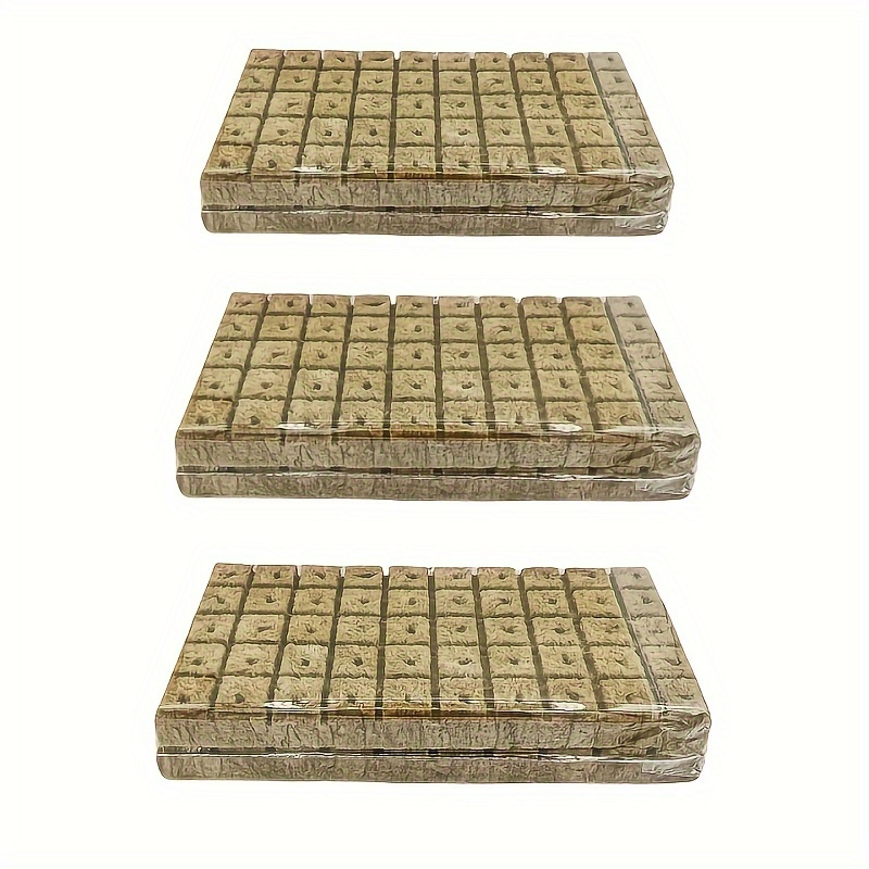 100/200/300pcs / Stonewool Starter Cubes For , Plant Propagation, And Seed Starting, Plant Germination Equipment