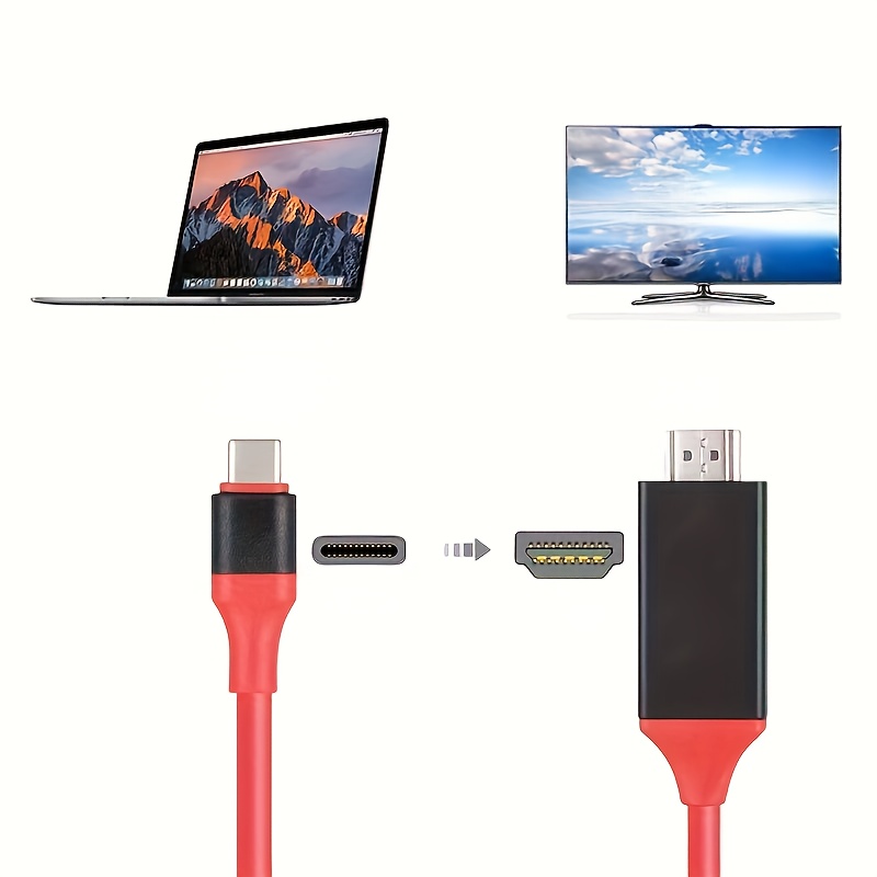  Cable HDMI, teléfono móvil a TV 1080P Universal HDMI HDTV para  AV Cable adaptador para teléfono celular Tablet : Electrónica
