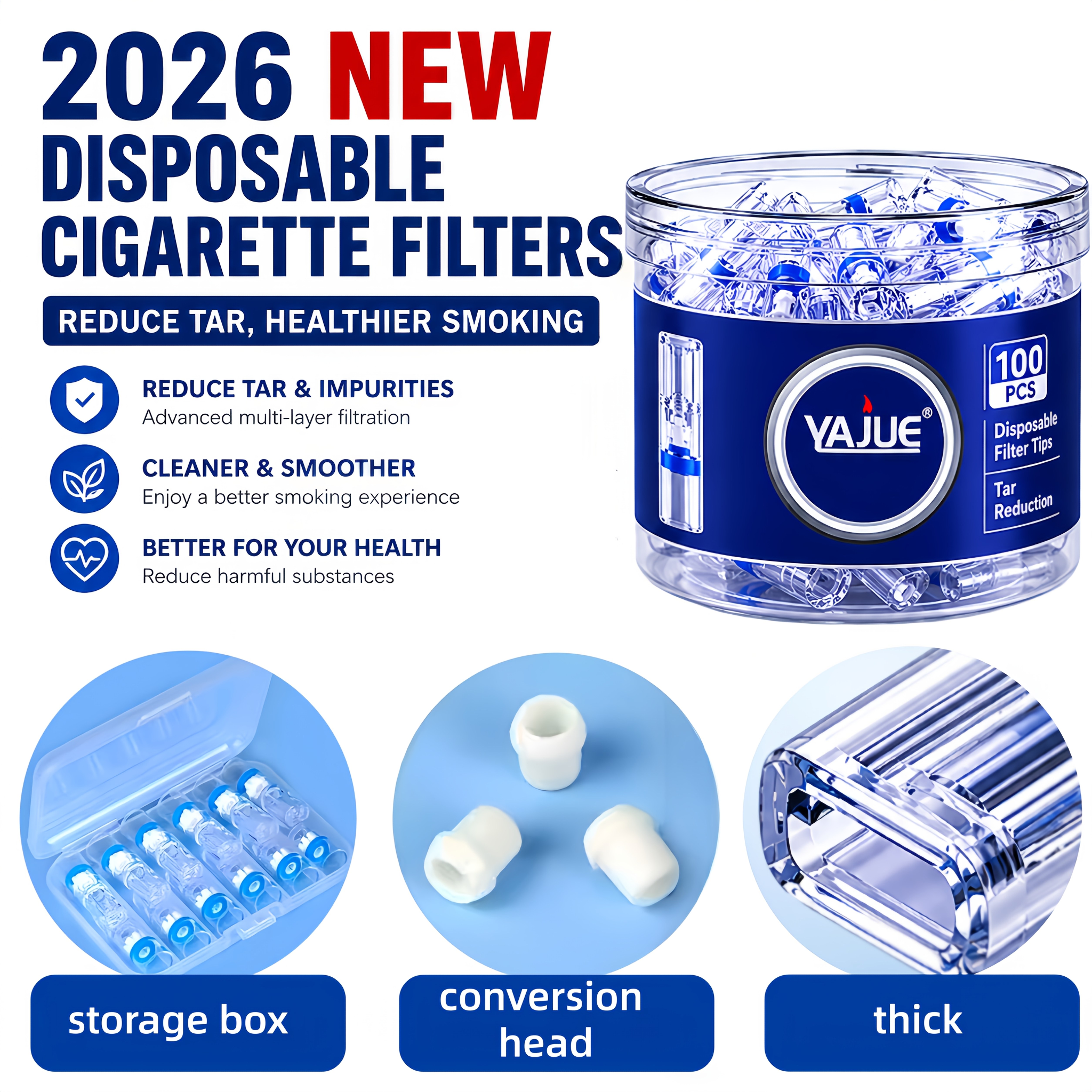 cigarette filter reduce filter tips for smoking sold on Temu United States