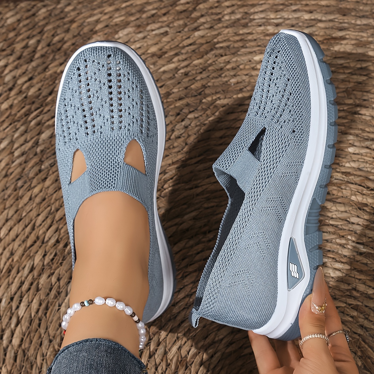 elegant white slip on sneakers for women lightweight and breathable round toe casual shoes featuring arch support and cushioned insoles suitable for travel or everyday wear in     material is hand washable women shoes