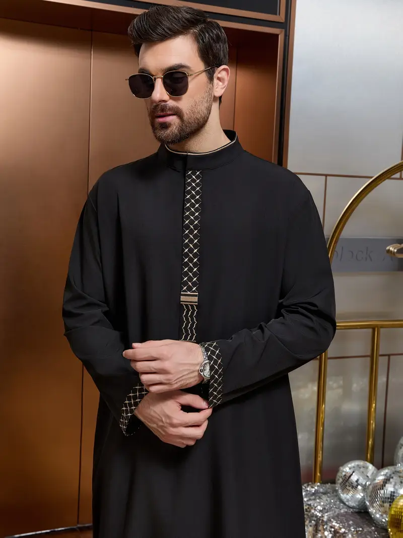 islamic muslim arab traditional robe dress classic - Temu Bahrain islamic muslim arab traditional robe dress classic - Temu Bahrain