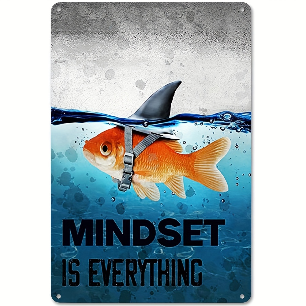 3pcs,Fish Inspirational Canvas Wall Art Print for Teen Boys