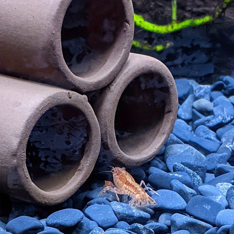 Produktbild von Generisch Garnelenschutzrohr - Transparenter Garnelennest-Aquariumschutz Aus Acryl | Röhrenaquarium-Garnelenhöhlen-Bruthabitat, Versteckte Rohre Für Kleine Garnelen/Fische