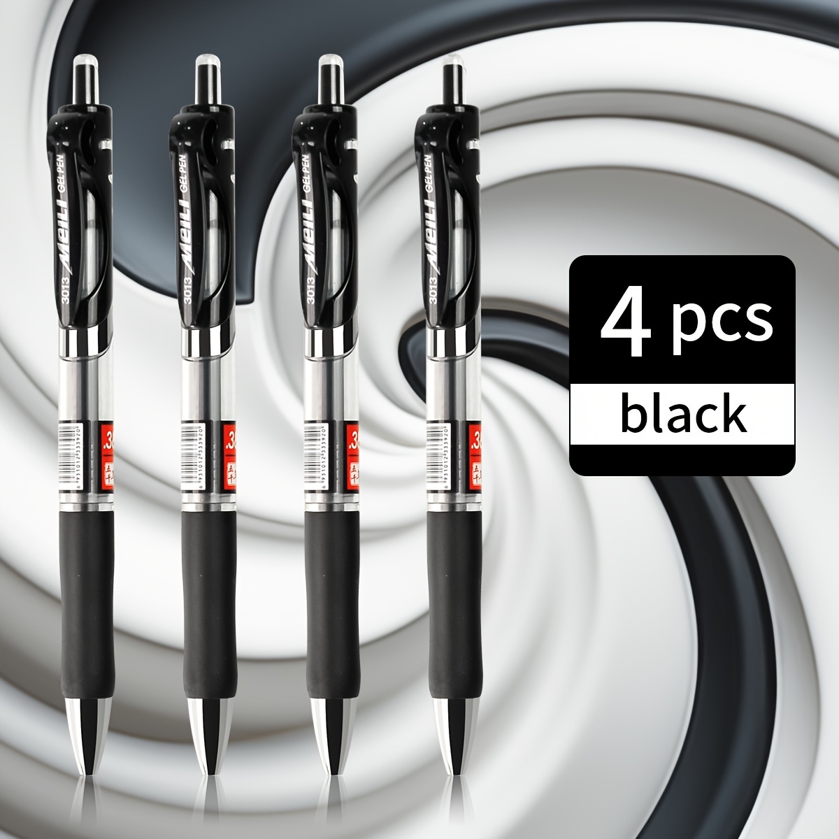 E-shop Wuqiannian Gel-Tintenroller-Kugelschreiber 4/8er Pack - Extrem feine 0,38 mm Spitze, schnelltrocknend, ergonomischer Griff, große Kapazität