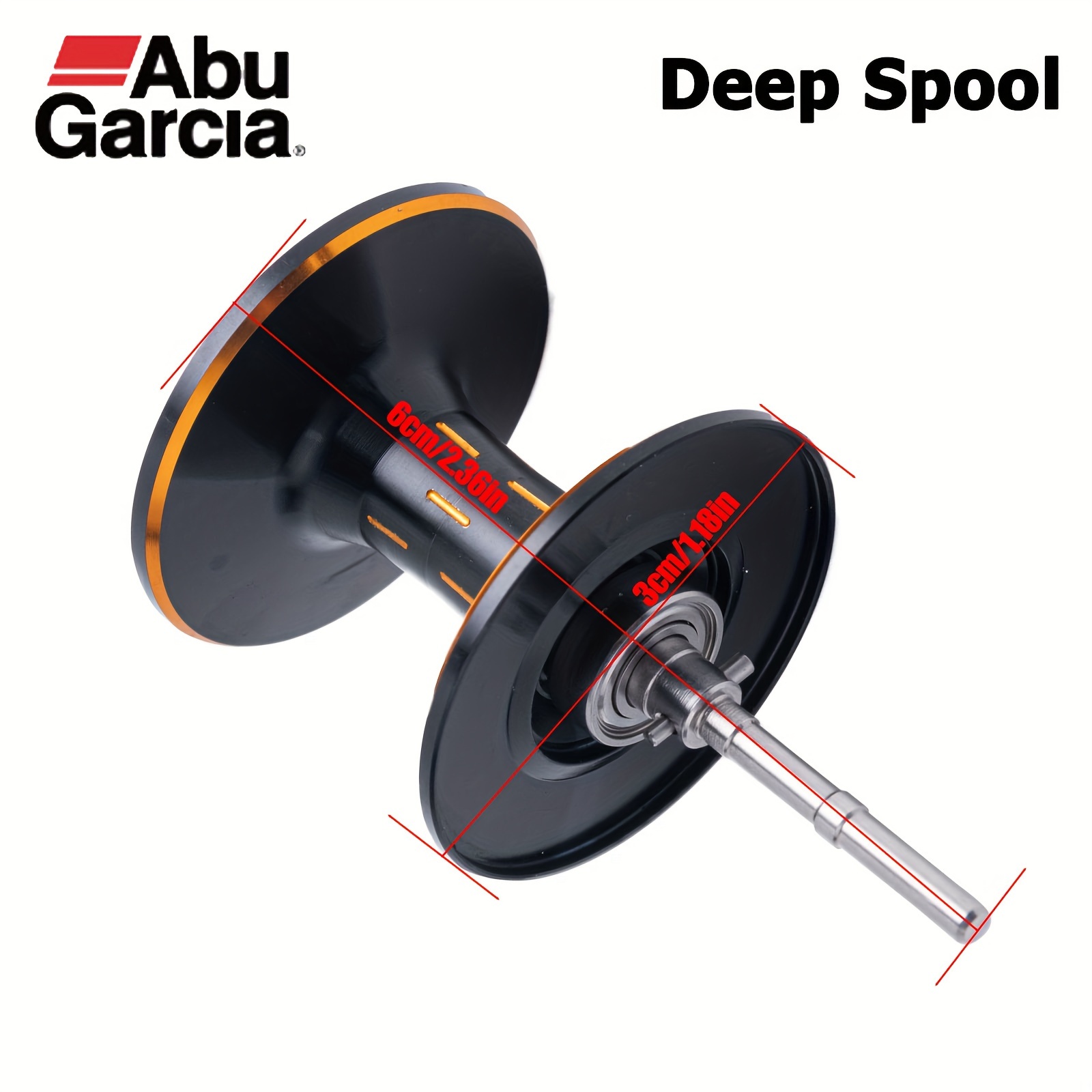 Abu Garcia 1pc Baitcasting Reel Replacement Line Cup For ABU PMAX3  Baitcasting Reel, Deep Spool/Shallow Spool To Meet Your Different Fishing  Needs
