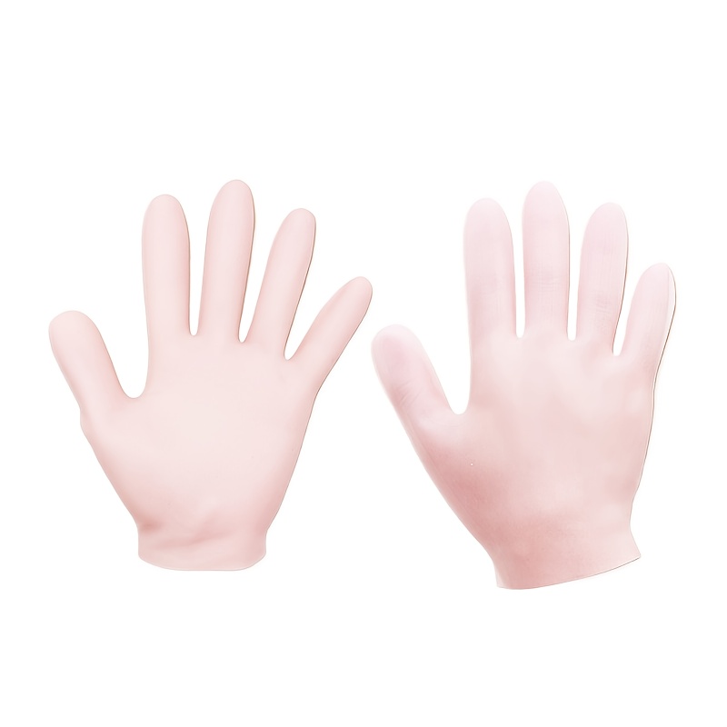 TEMU 1 Pair Of Silicone Moisturizing Gloves, Soft Silicone Gloves, Spa Moisturizing Gloves, Gloves, Exfoliating Tools For Dry, Cracked, Aging Hands