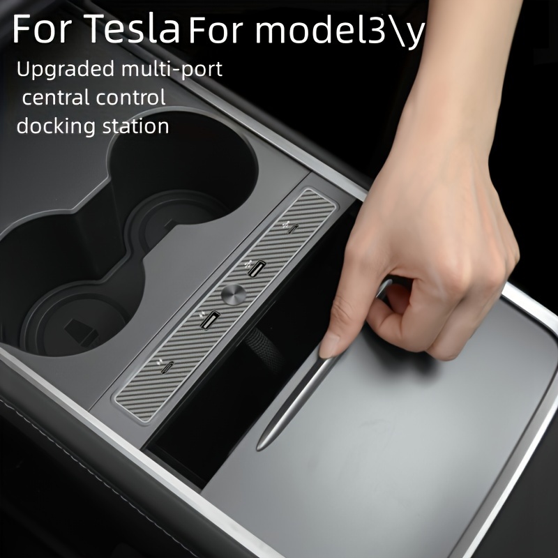  Upgraded Car USB Charger for Tesla Model 3/Y 2021-2023