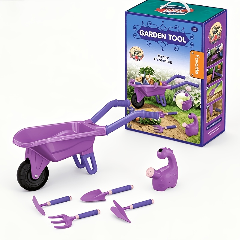 Backyard Gardening Toys, Suitable For Boys And Girls. Gardening Game Sets, Single-wheel Gardening Tool Sets And A Of Additions For Gardening Toys. Fun Birthday And Christmas Gifts For Young