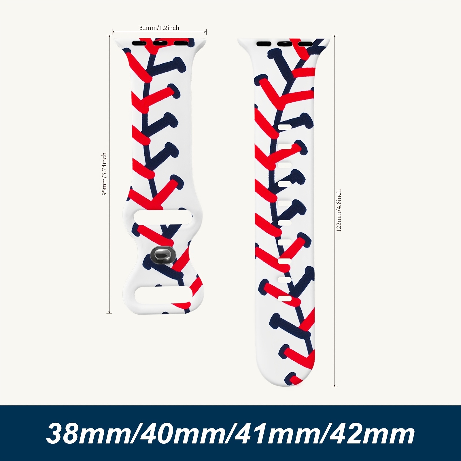 TEMU Se1/2 Ultra1/2/3 Compatible With Watch Strap /5/6/7/8/9/10 Breathable Unisex Vibrant Colors Adjustable Size Elastic Hypoallergenic Skin-friendly