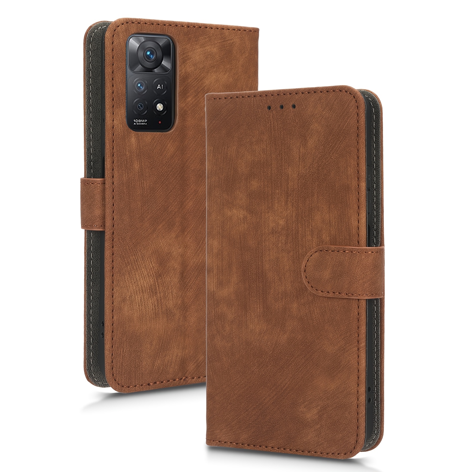 TEMU Phone Case - Suitable For Redmi Note 11 Pro (4g/5g)/ Compatible With Note 11e Pro/ Compatible With Note 12 Pro 4g Wallet Case, Card Slot Bracket