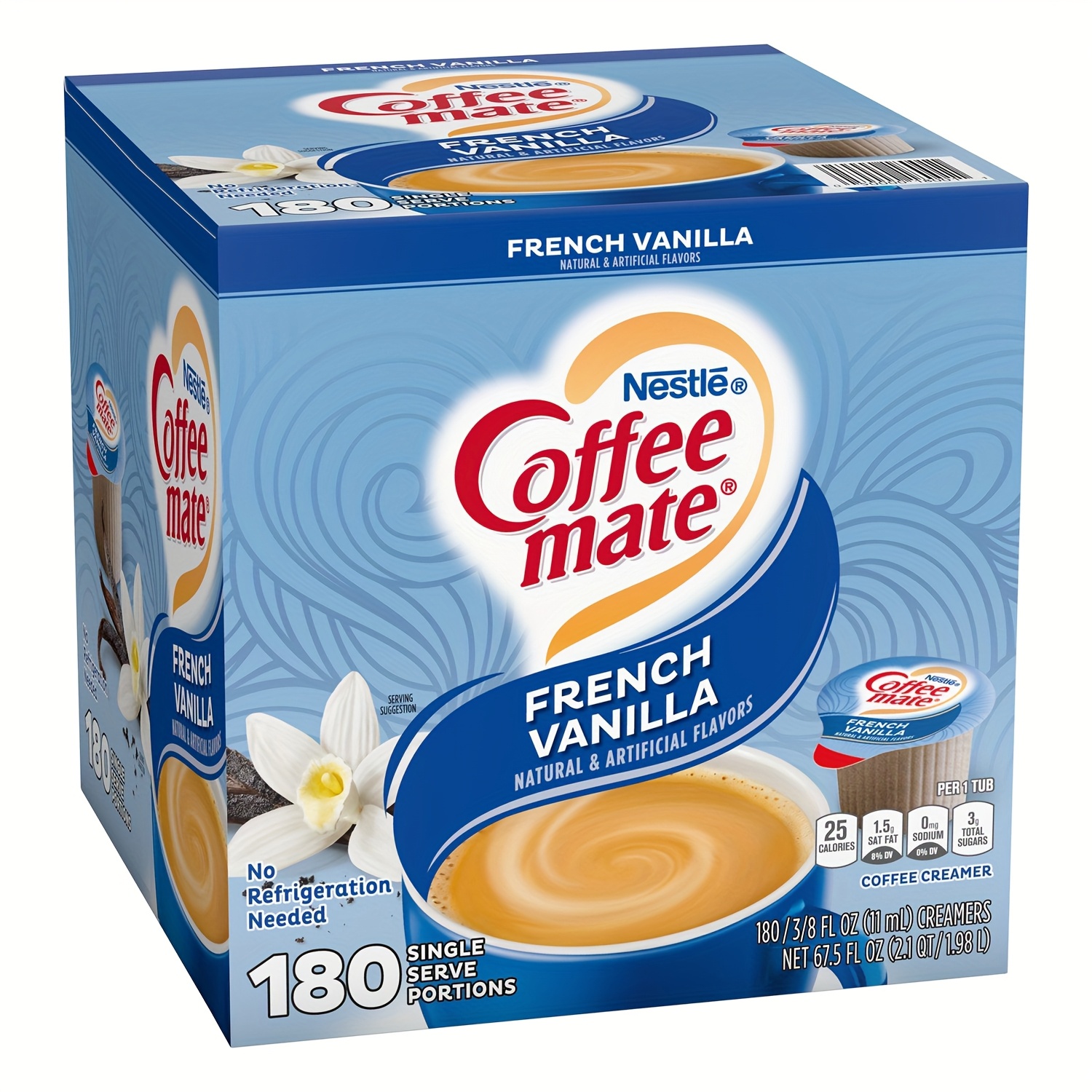 TEMU Nestle Coffee-mate Coffee Creamer Liquid Creamer Singles, French Vanilla, 180 Ct.christmas Party Favors, Food And Snacks, Cheap, Clearance And
