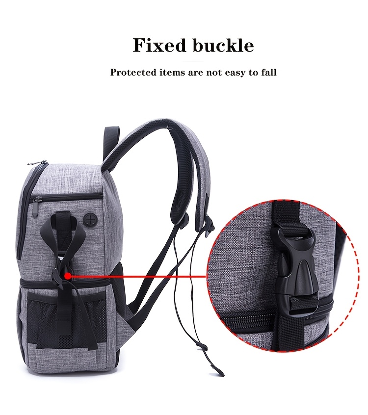 borsa per fotocamera professionale multifunzionale da esterno di   capacità con divisori interni rimovibili, borsa per fotocamera dslr a    , borsa per  ,   da esterno per fotografia Dettagli dell'articolo 10